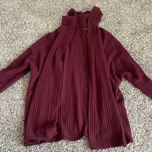 American Eagle Waffle Cardigan